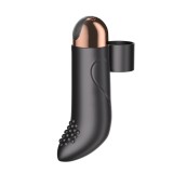 Vibrator Clit Touch, 10 Moduri Vibratii, Silicon si ABS, USB, Negru, 8.7 cm, Guilty Toys