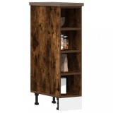 vidaXL Dulap inferior &quot;Riga&quot; stejar afumat 20x44,5x81,5 cm