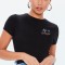 Tricou dama negru - Life is beautiful - L