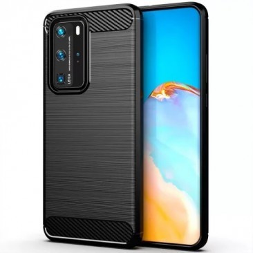 HUSA SILICON CARBON HUAWEI P40 PRO NEGRU foto