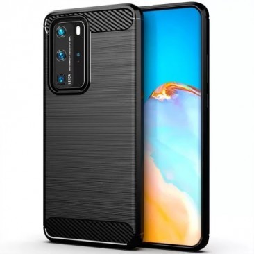 HUSA SILICON CARBON HUAWEI P40 PRO PLUS NEGRU foto