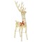 vidaXL Ren 3D Alb cald 128 cm PET 42019056