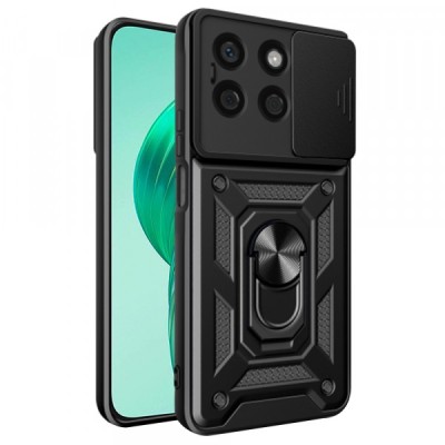 Husa pentru Honor X8b, Techsuit, CamShield, Neagra foto