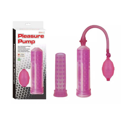 Charmly Pleasure Pump - Pompă Dilatare Penis Manuală, 21,5 cm foto