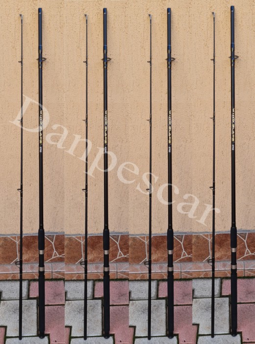 SET 4 Lansete 2,70 metri Wind Blade din 2 bucati cu actiune 80-240gr A1