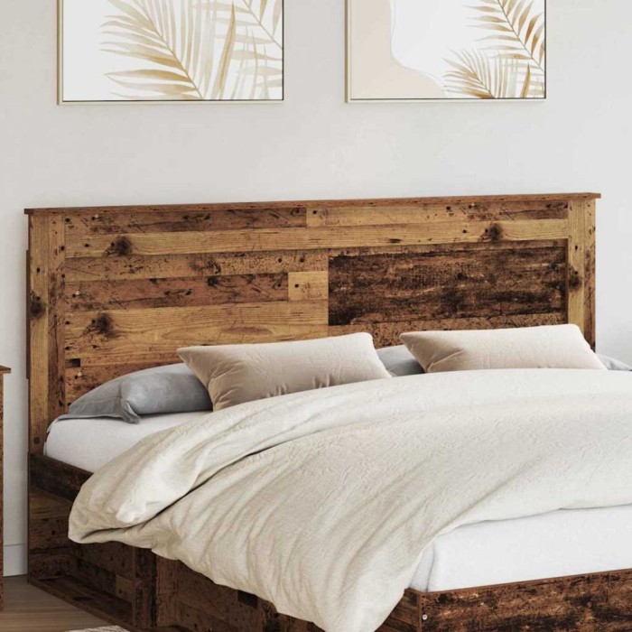 vidaXL Tăblie cap cu headboard Lemn Vechi 180 cm Lemn compozit 887431