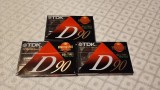Lot 3 Casete TDK High Output D90 SLIM TYPE I Normal Bias Sigilate, Maxell