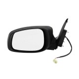 Oglinda exterioara Suzuki Swift (Sg) 03.2005-09.2010 Partea Stanga Crom Convex Manuala Fara Incalzire 8470262J005Pk 8470262Ja0Zxx, carcasa neagra gru