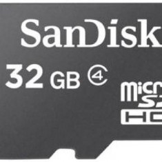 Card de memorie SanDisk microSDHC, 32GB, Clasa 4