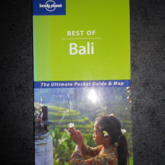 BEST OF BALI. LONELY PLANET. THE ULTIMATE POCKET GUIDE & MAP
