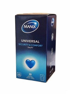 Prezervative MANIX, din latex, lubrifiate, confortabile și rezistente, 20 bucăți foto