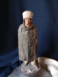 Ciobănașul, statueta teracotă semnată MORETTA, h= 35 cm