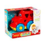 Camion + cuburi educative, 26&times;16.5&times;21 cm, Polesie