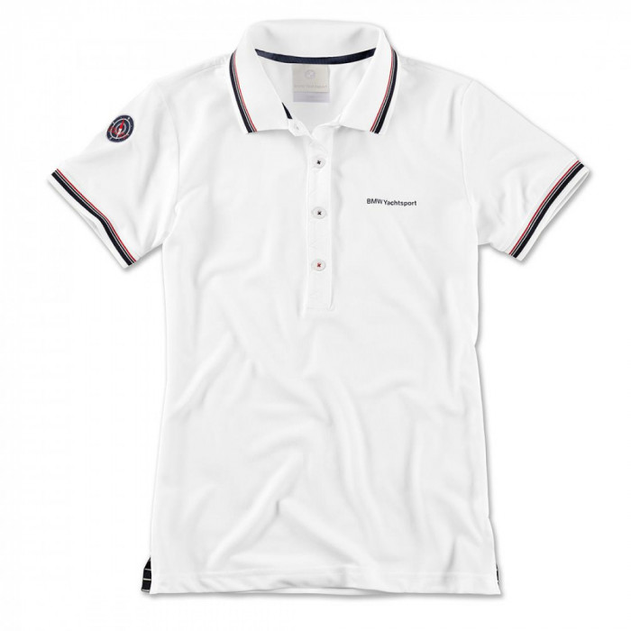 Tricou Polo Dama Oe Bmw Yachtsport Alb Marime S 80142461047