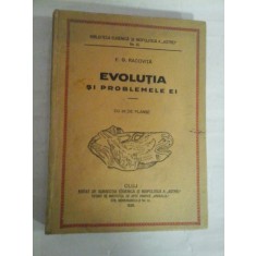 E.G. RACOVITA - EVOLUTIA SI PROBLEMELE EI - cu 30 de planse - 1929