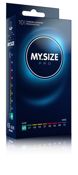 Prezervative My Size Pro Diametru 45 mm (10 Buc.)