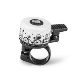 Cumpara ieftin Sonerie Bicicleta P2R Ringo - Bicicleta, Alb-Negru Ultimate FactoryBikes