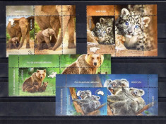 ROMANIA 2019 - PUI DE ANIMALE SALBATICE - VINIETA, MNH - LP 2228a foto