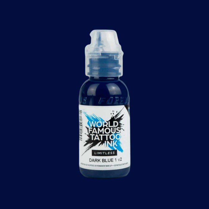 Tusuri Tatuaje - Culori WORLD FAMOUS 30 ml - Dark Blue 1