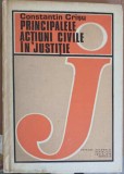 PRINCIPALELE ACTIUNI CIVILE IN JUSTITIE-CONSTANTIN CRISU