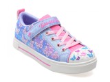 Pantofi sport SKECHERS mov, TWINKLE SPARKS, din piele ecologica