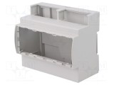 Carcasă pentru şină DIN ITALTRONIC 90,5mm X 106,3mm Z 62mm gri