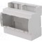 Carcasă pentru şină DIN ITALTRONIC 90,5mm X 106,3mm Z 62mm gri