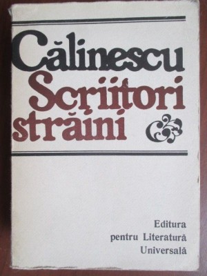 Scriitori straini-G.Calinescu foto