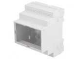 Carcasă pentru șină DIN ABS gri 90x70x65mm