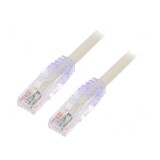 Patch cord alb TX6 PLUS U/UTP 6 LSZH 3m 24AWG
