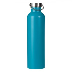 Sticla Termos din otel inoxidabil, Capac cu filet si maner, Capacitate 1000 ml, Bleu foto