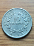 Moneda Costa Rica 10 Centimos 1969, America Centrala si de Sud