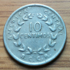 Moneda Costa Rica 10 Centimos 1969