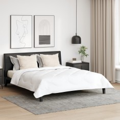 vidaXL Plapumă cu Perne Altele 3 pcs Alb 200 x 200 cm Microfibră