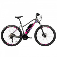 Bicicleta Electrica Afisport W17 - 27.5 Inch, S-M, Gri-Mov foto