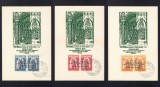 ROMANIA 1957 EXIL EMISIUNEA 9 SUPRATIPAR STEFAN CEL MARE EROARE RANVERSAT SETUL DE CARTI MAXIME RAR !!!
