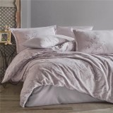 Cumpara ieftin Lenjerie Silva V1 Tas Rengi cu 2 fete de perna 70x70 cm (Satin Deluxe), Clasy