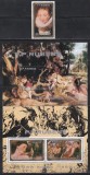 Coreea de Nord 1981 - Picturi de Peter Paul Rubens, Serie + 2 Colite, MNH, Nestampilat