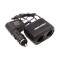 - Ambalaj deteriorat - Priza dubla pentru incarcator auto, cu cablu + USB 1A - CARGUARD (1buc.)
