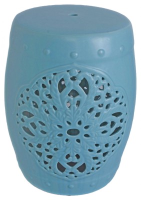 Scaun ceramica asiatica bleu PIN014 foto