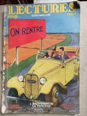 Lectures pour tous. Octombre 1933 foto