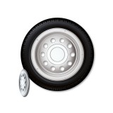 SET CAPACE ROTI 22.5` CAMION SPATE, Mega Drive