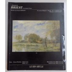 FRANCIS BRIEST , MERCREDI 21 MARS 1990 , LE XIX SIECLE par ELIZABETH ROYER