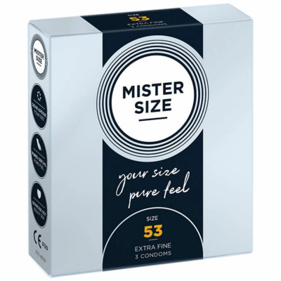 Prezerwatywy - Mister Size 53 mm (3 szt) foto