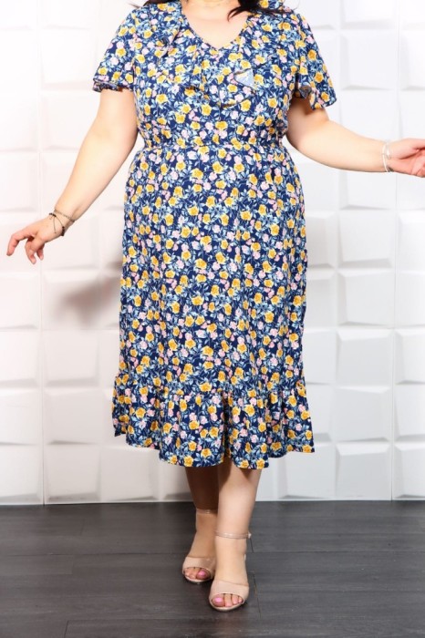 Rochie de vara matase cod RVM 017Marimea