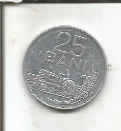 No(1) moneda-ROMANIA-25 BANI 1982 foto