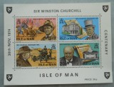 INSULA MAN BLOC CHURCHILL, Nestampilat