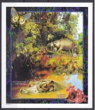 DB1 Fauna Africana Zair Hipopotam SS MNH, Nestampilat