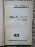 Vasile Brezeanu - Treizeci de ani in teatru