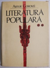 Literatura populara II ? Artur Gorovei foto